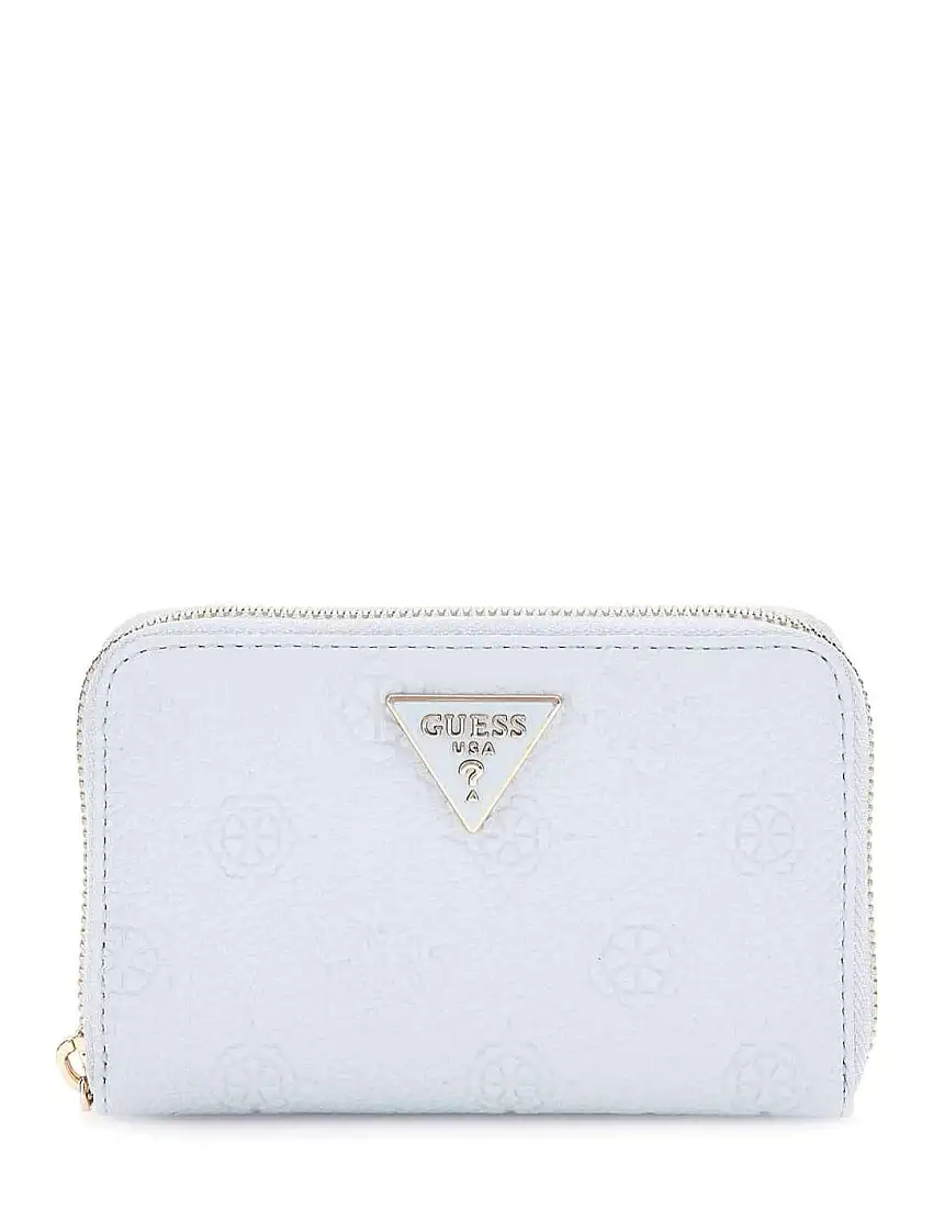 Cartera mujer Guess Cresidia logotipo azul cielo