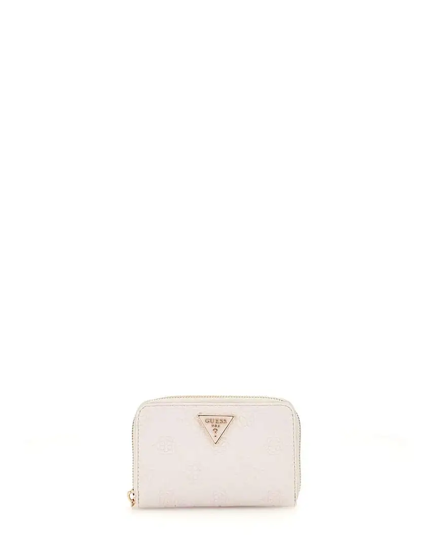 Cartera mujer Guess Cresidia logotipo blanco