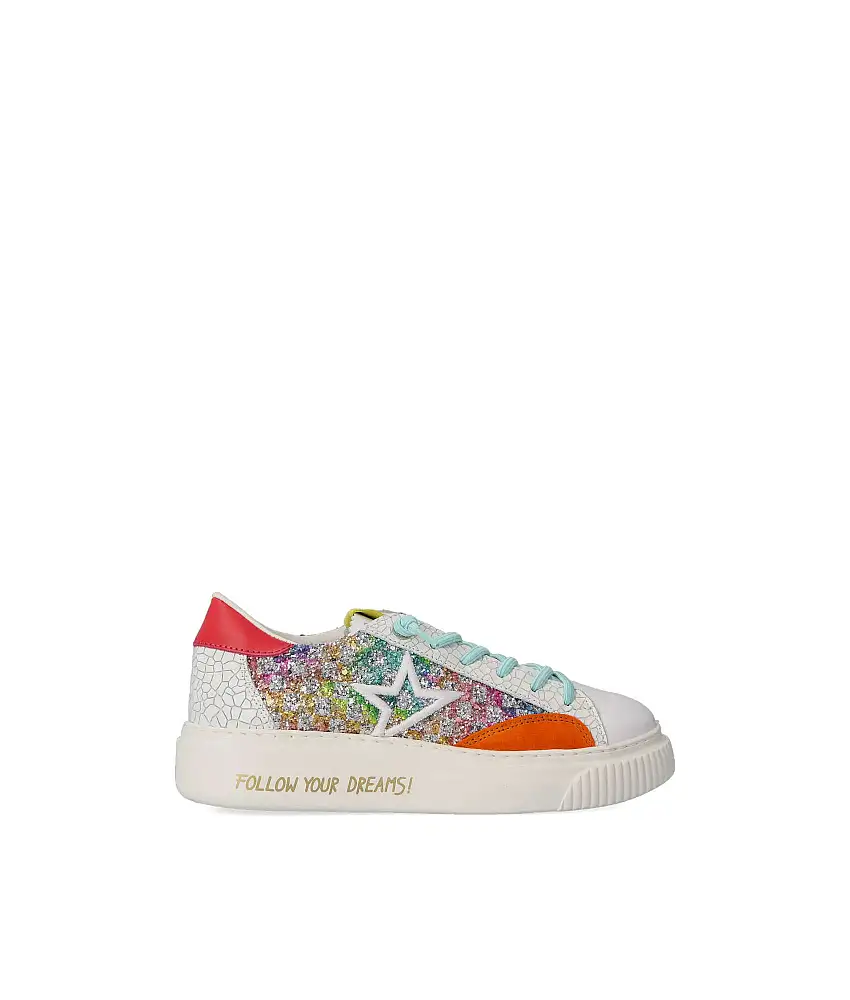 CETTI Sneakers urbana glitter multicolor