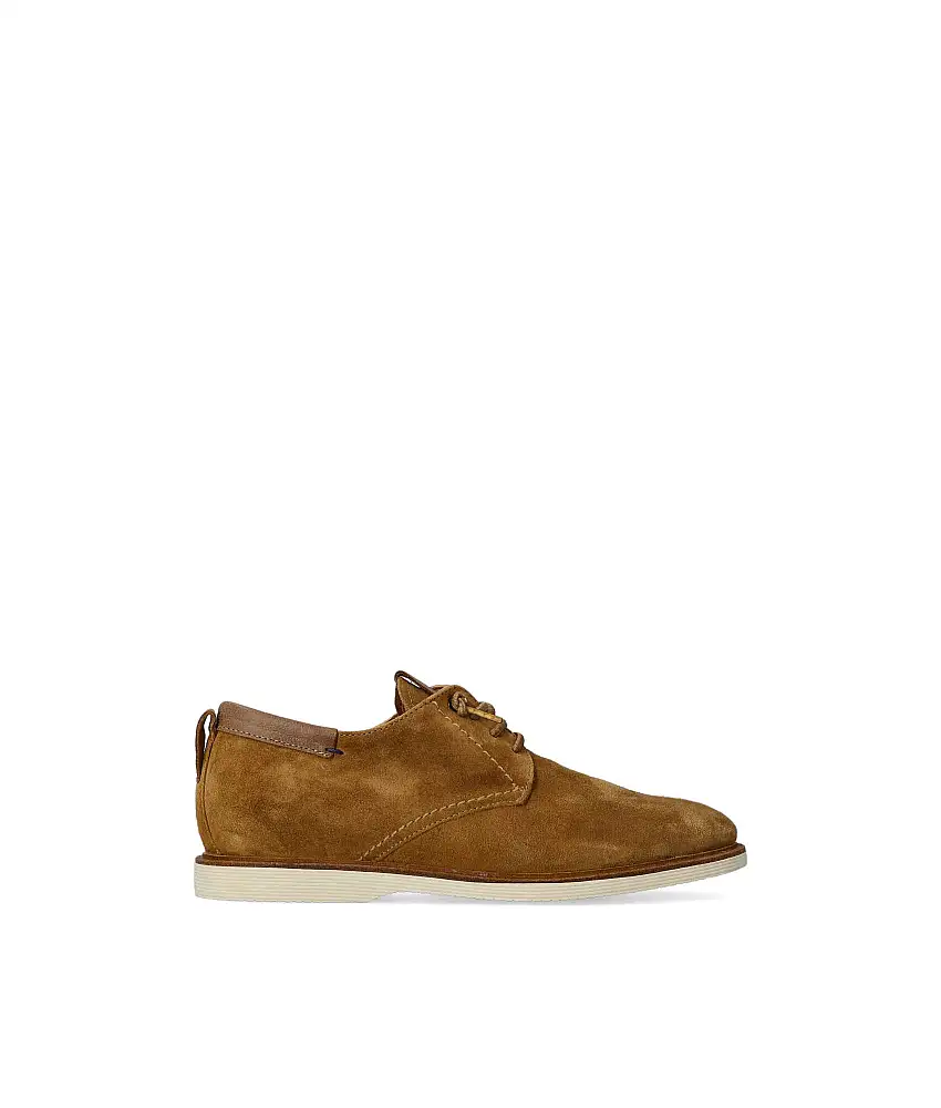 CETTI Zapato oxford casual piel ante