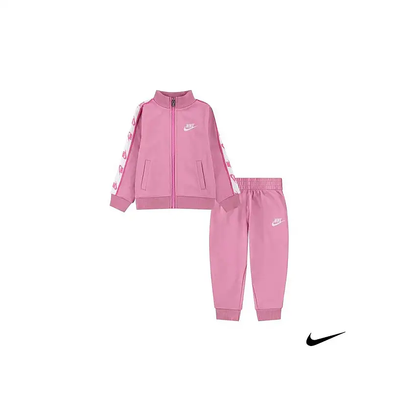Chándal rosa con cremallera Nike