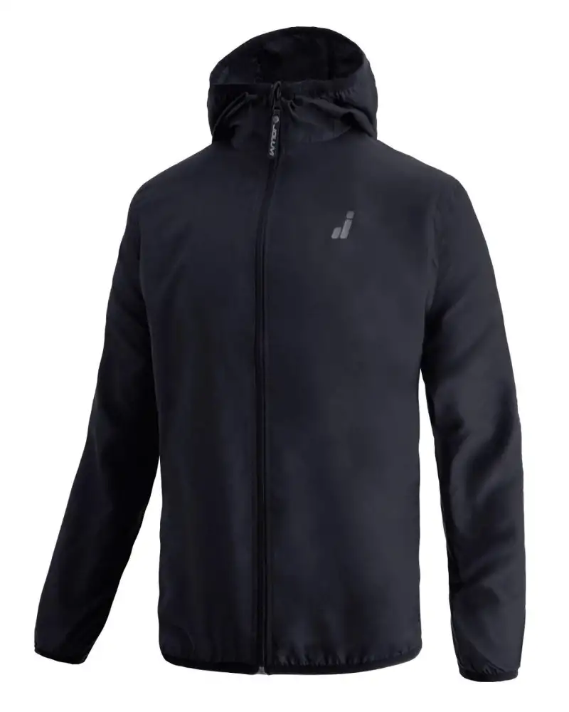 CHAQUETA CORTAVIENTO JOLUVI AIRLIGHT HOODIE NEGRO