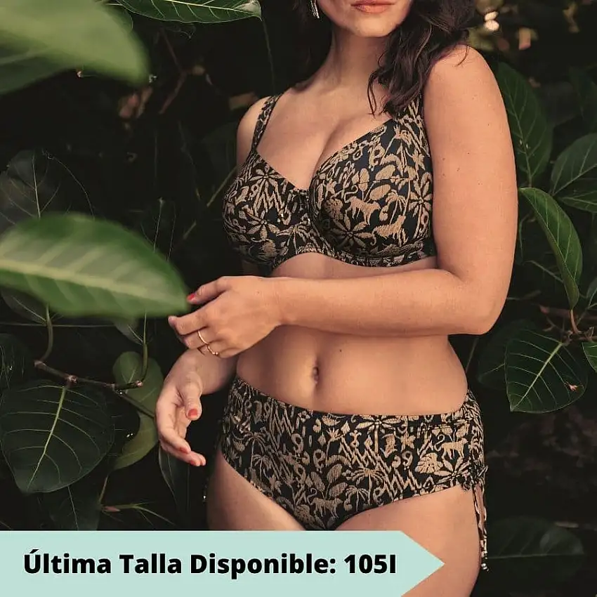 Conjunto bikini reductor, secret jungle de rosa faia.