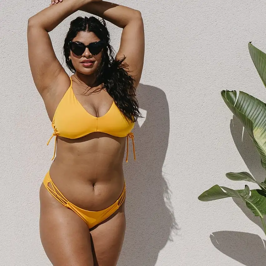 conjunto bikini sin aros y relleno, sibu de dorina.