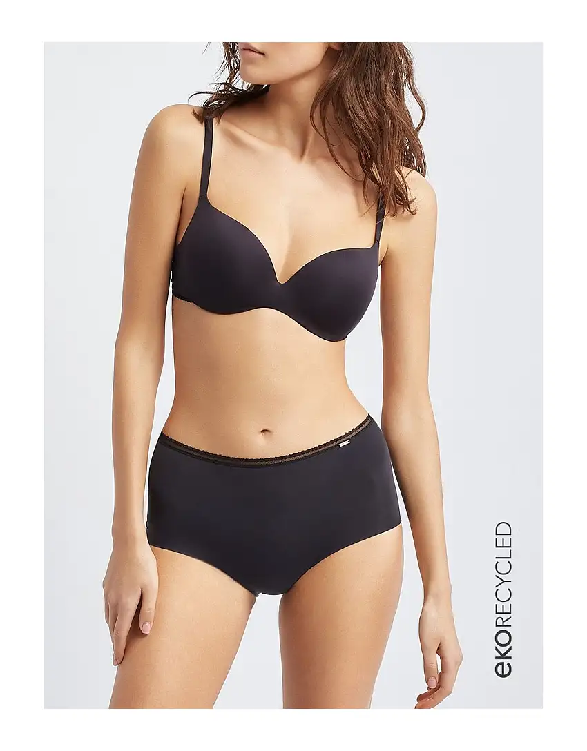 Conjunto Sujetador + braguita fibras de bambú con aro integrado de silicona de Gisela.