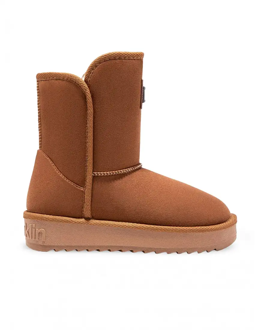 D. FRANKLIN Botas Pelo Australianas Camel