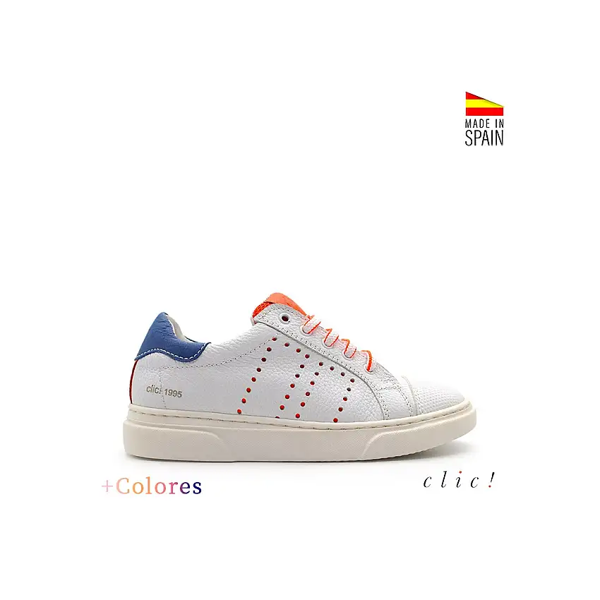 Deportiva Clic! combi naranja
