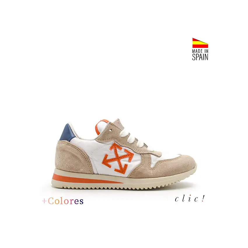Deportiva cordones flechas Clic!