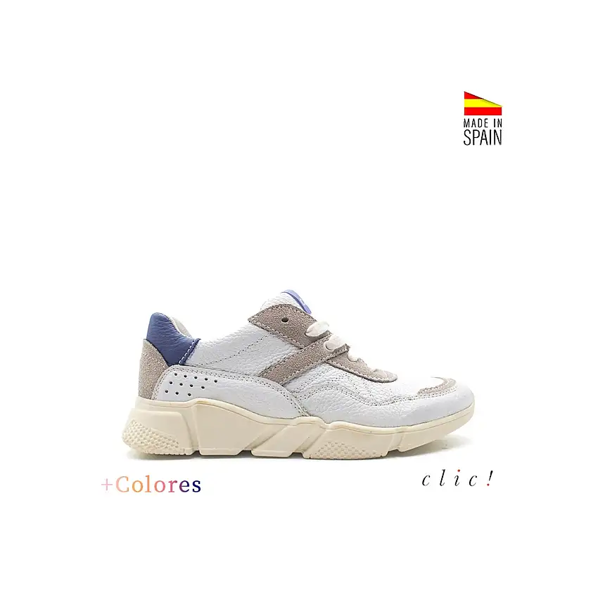 Deportivas running piel Clic!