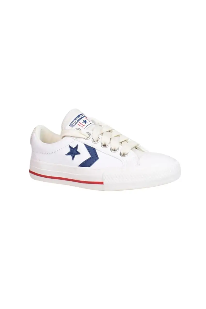 deportivo converse blanco azul 669255c