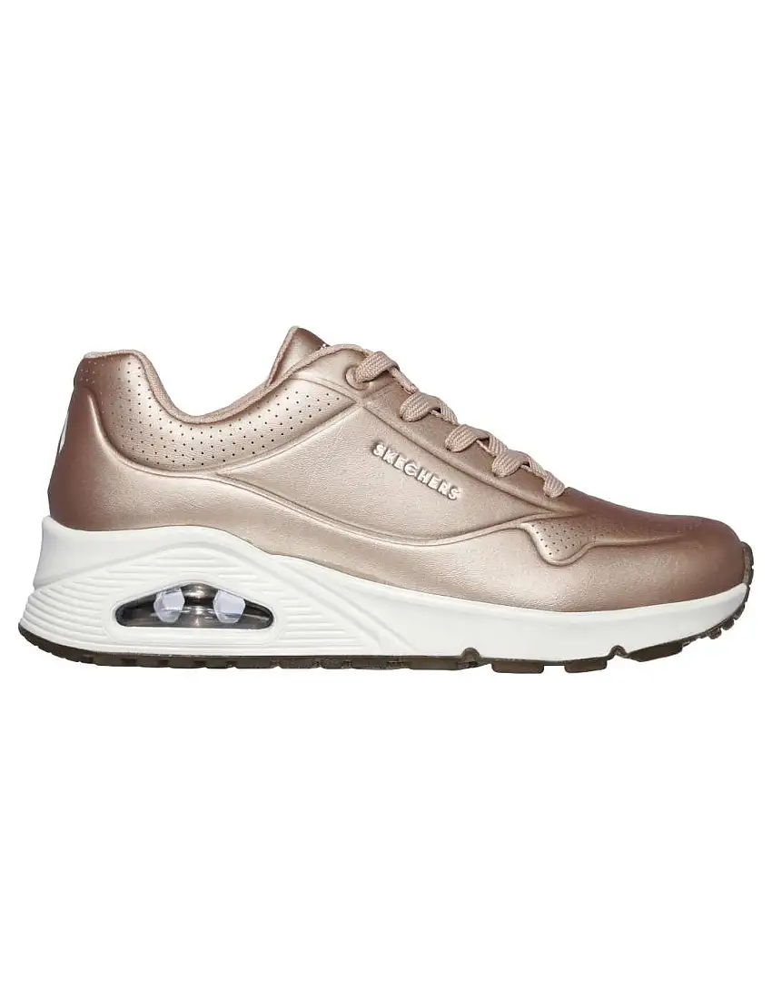 Deportivo mujer Skechers Uno dorado