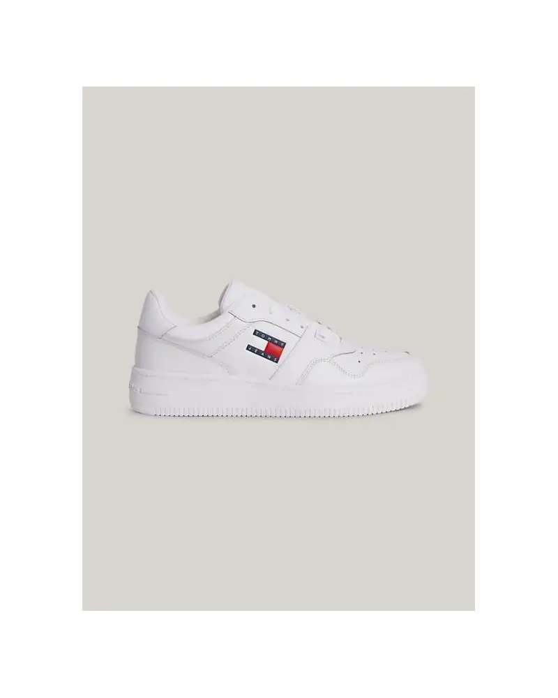DEPORTIVO TOMMY JEANS MAN RETRO BASKET ESSENTIAL WHITE