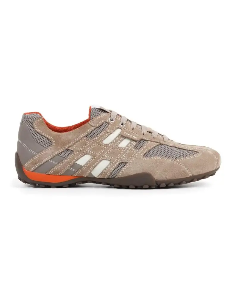 DEPORTIVA SNAKE TEXTIL BEIGE / DARK ORANGE