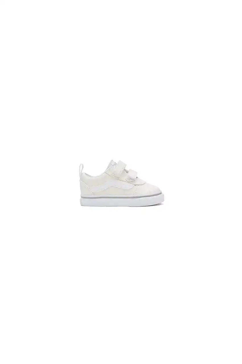 Deportivos casual niños vans Ward Spring Glitter blanco Vn0a4btfcjd1