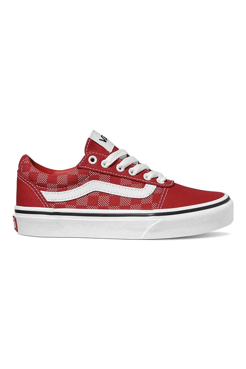 deportivos vans yt ward checker dot rojo vn0a38j93ru1