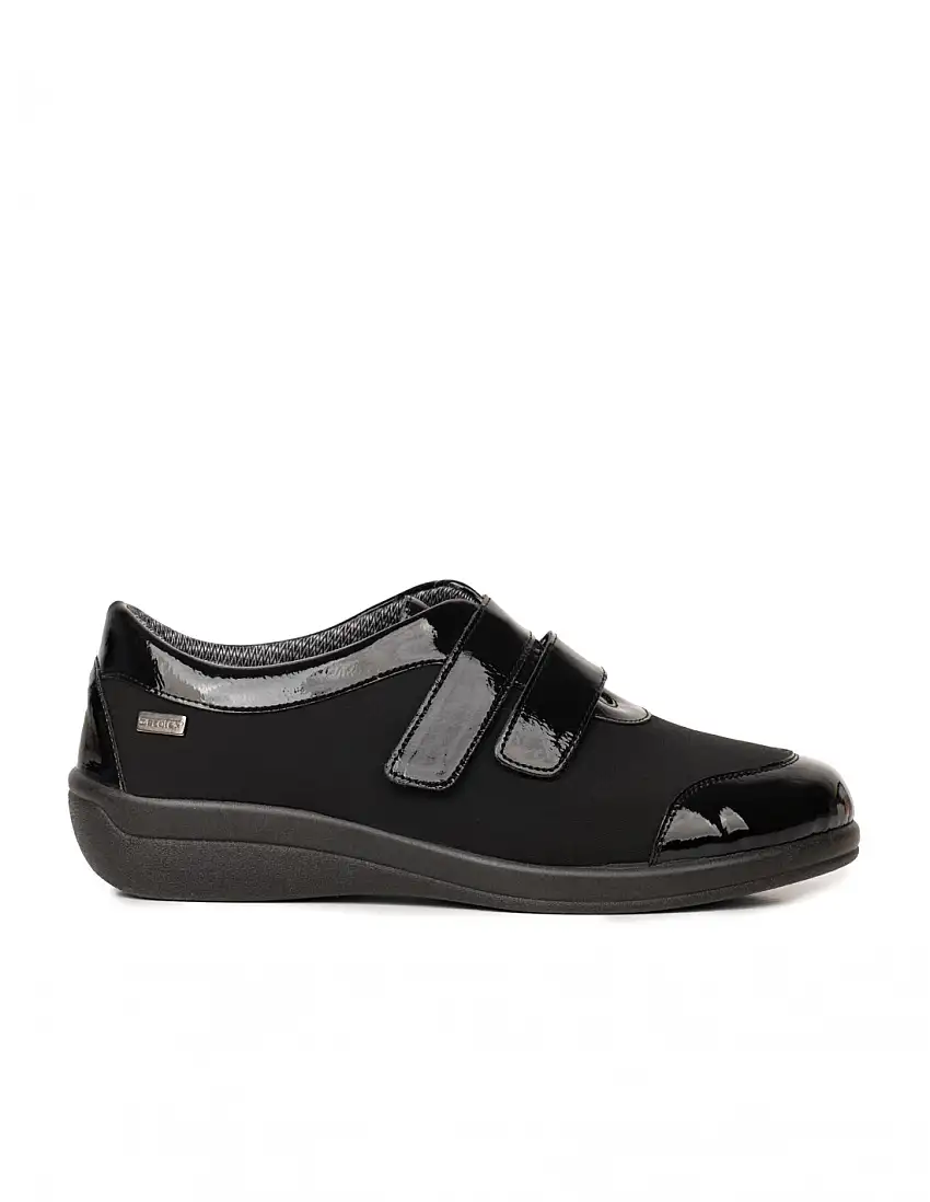 DOCTOR CUTILLAS Zapatos Charol Velcro Negros