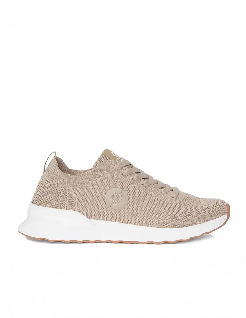 ECOALF Zapatillas Recicladas Calcetín Beige