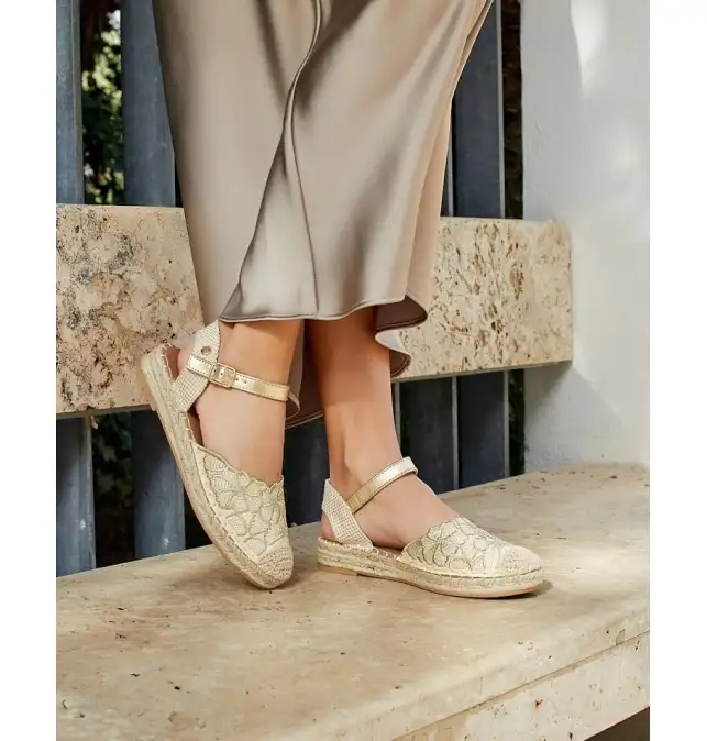 Espadrille flor Buonarotti