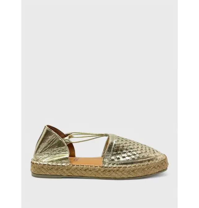 Espadrille sandalia piel