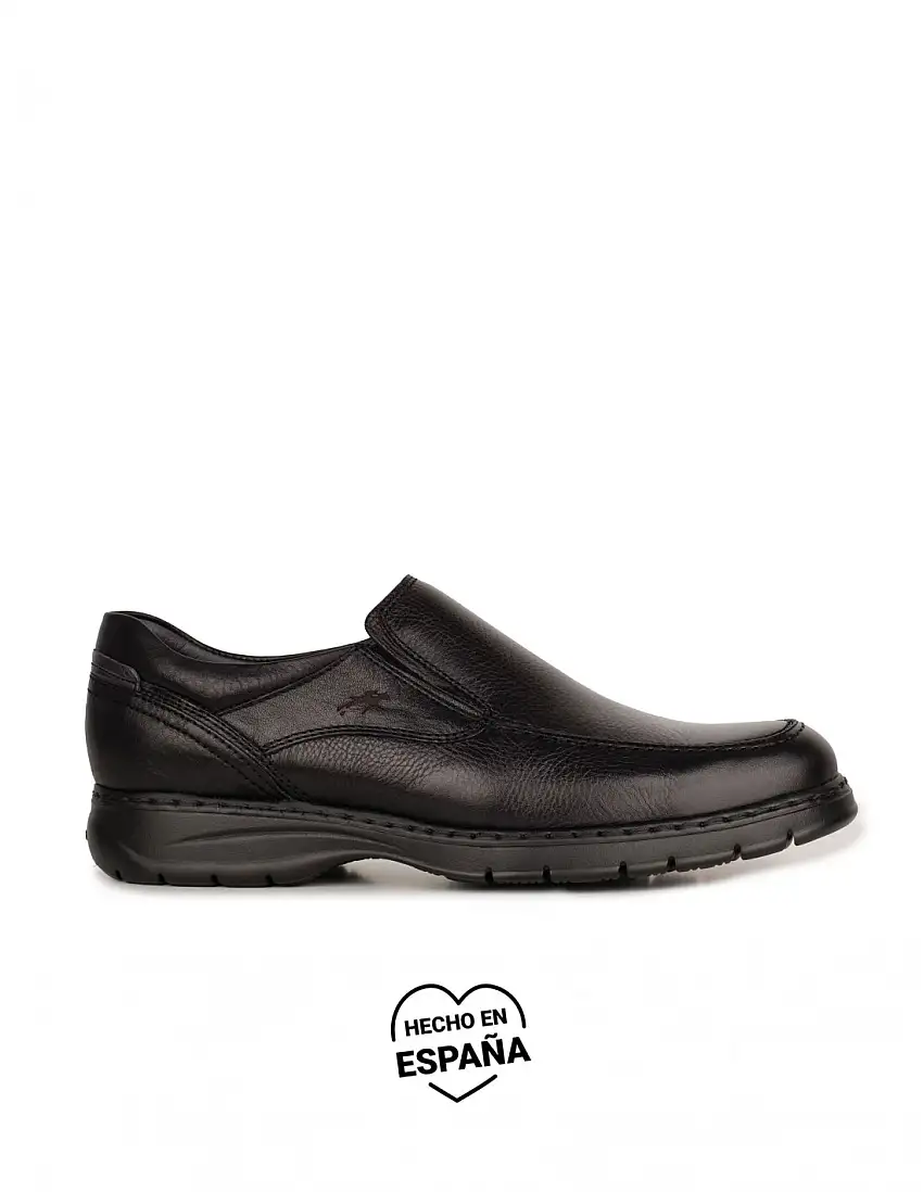 FLUCHOS Mocasines Piel Elástico Negro