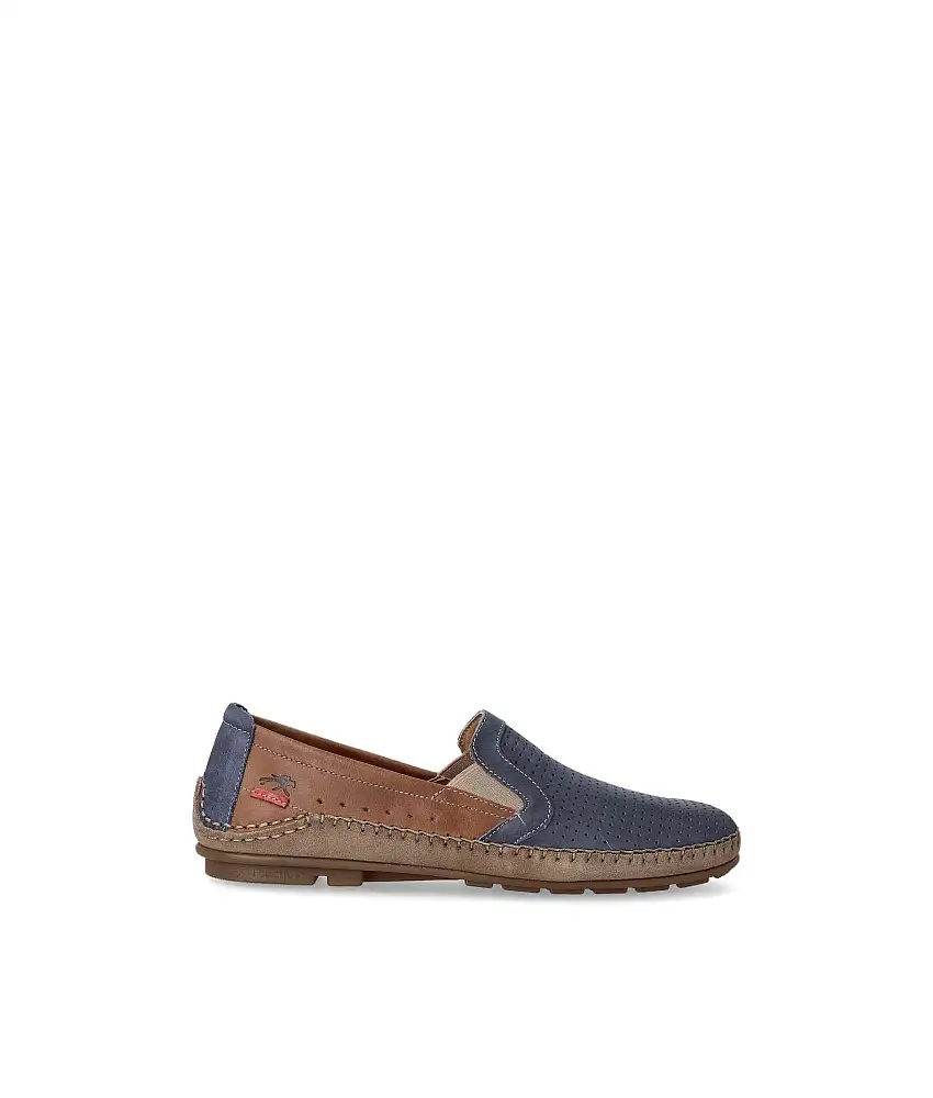FLUCHOS Zapato de piel cómodo hombre FLU F1172 AZUL