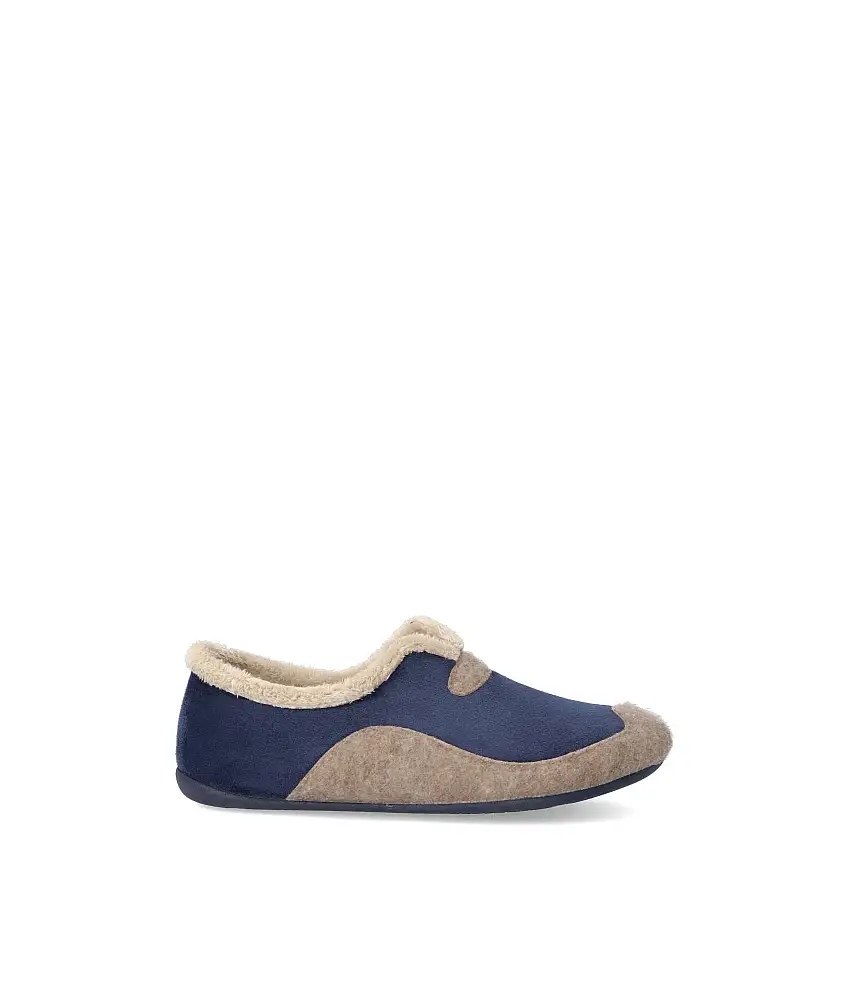 GARZON Zapatilla de casa cómoda hombre GAR 8950.260 MARINO