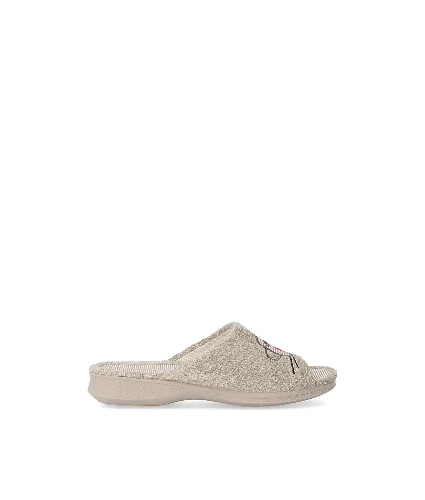 GARZON Zapatilla de casa confort rizo mujer