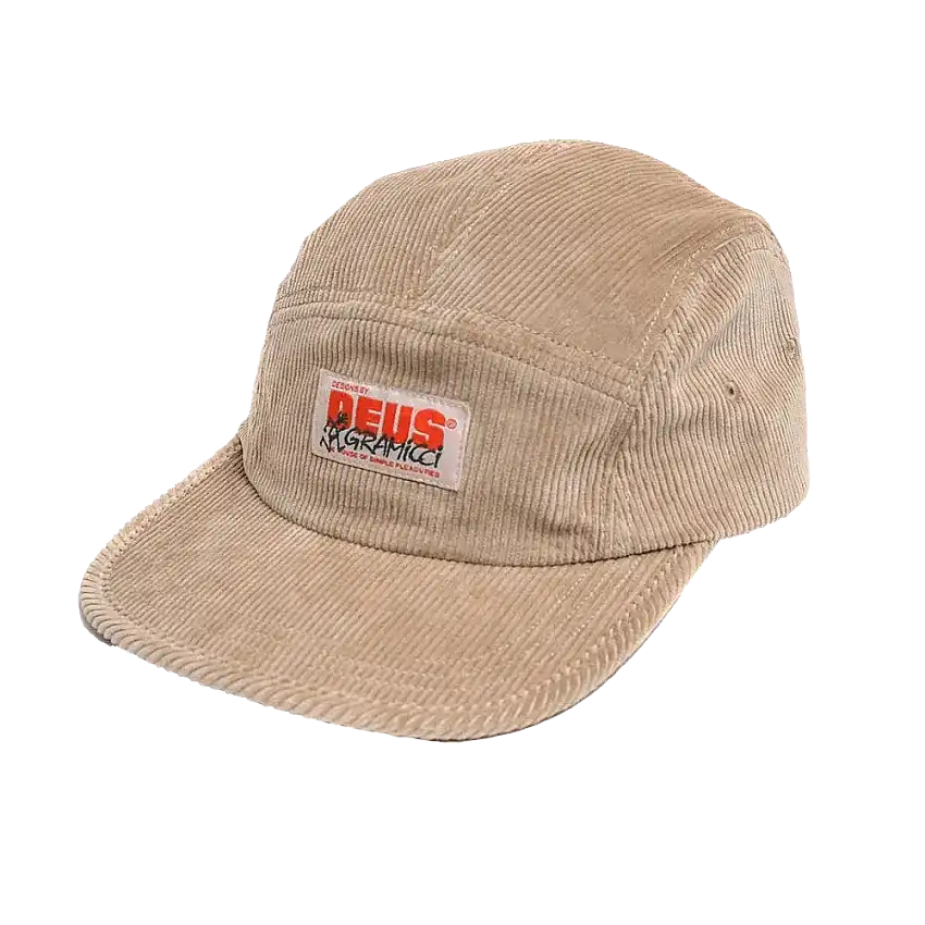 Gorra de pana Jet Beige Deus x Gramicci