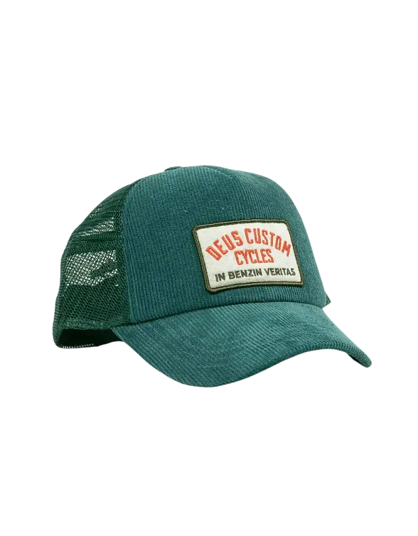 Gorra Nelson Cord Trucker Jasper Green