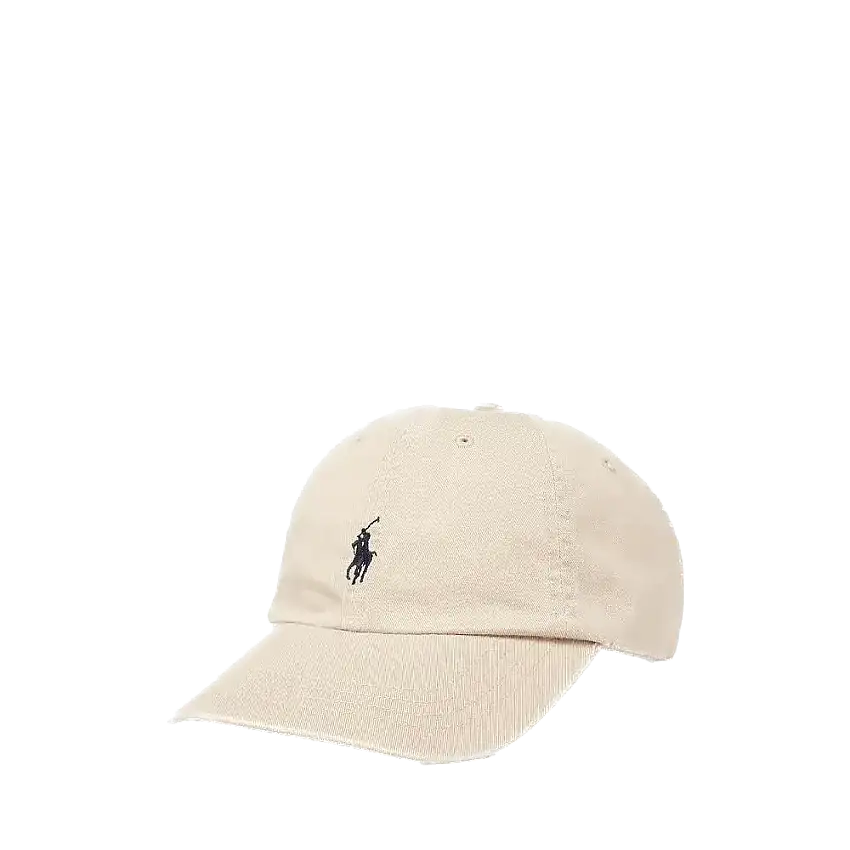 Gorra POLO RALPH LAUREN Beige con Visera de Tela de Algodón