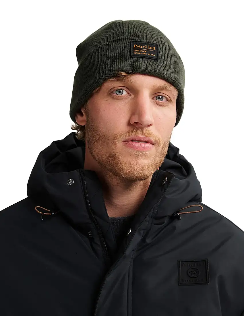 Gorro Punto Petrol Industries Northwoods Verde Oscuro