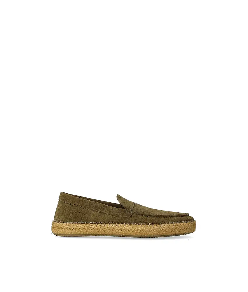 IBIZAS HERITAGE Mocasín esparto piel serraje