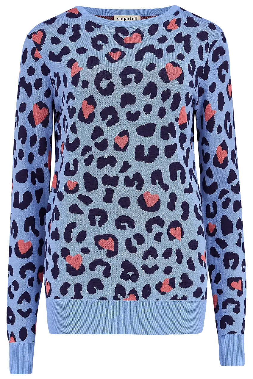 Jersey Callie Azul, Leopardo Corazón