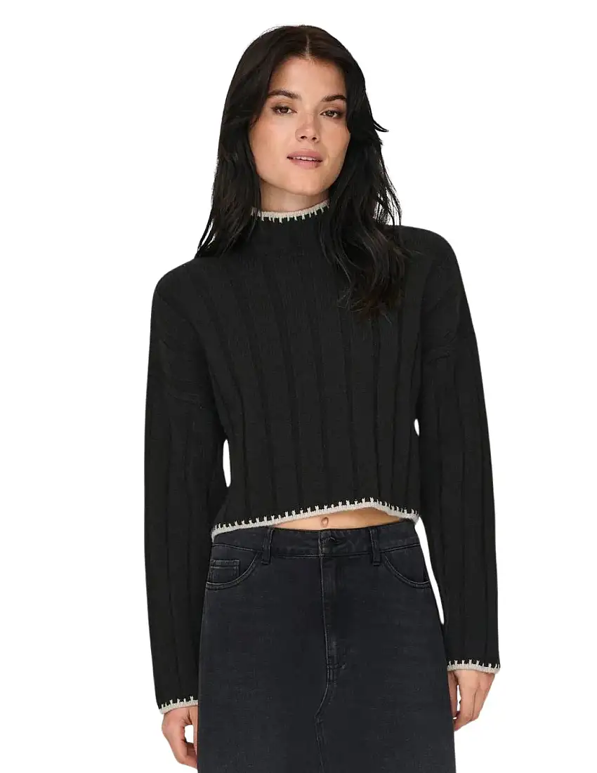 Jersey De Punto Only Onlchick Negro