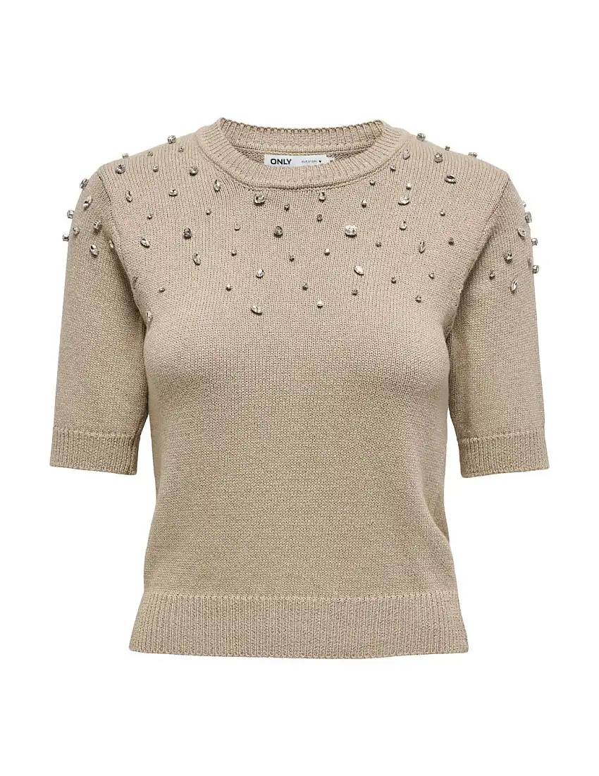 Top De Punto Only Onljules Beige