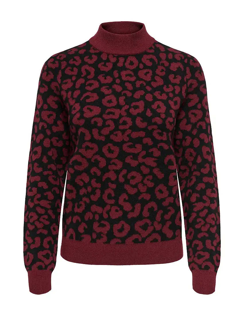 Jersey Animal Print ONLY Ibi Granate