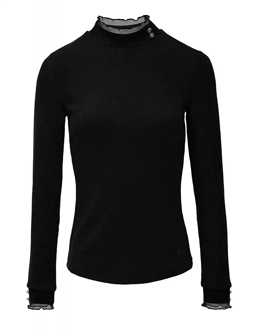Jersey Salsa Jeans Turtleneck Negro