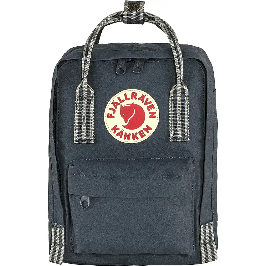 Kanken Mini Navy Long Stripes