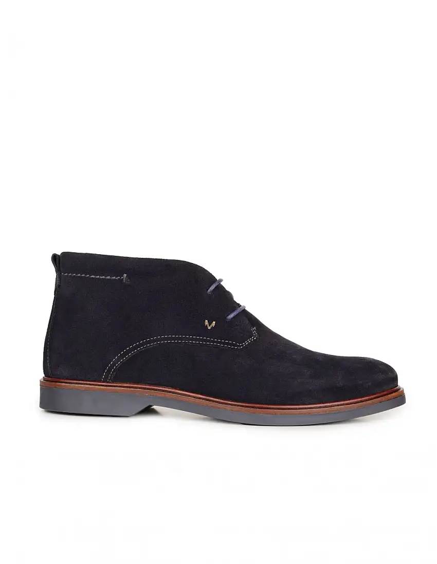 MARTINELLI Botines Serraje Azul Marino