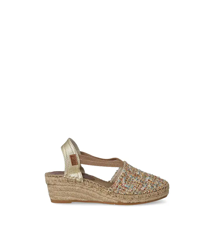MONTANE Sandalia esparteña elásticos mujer
