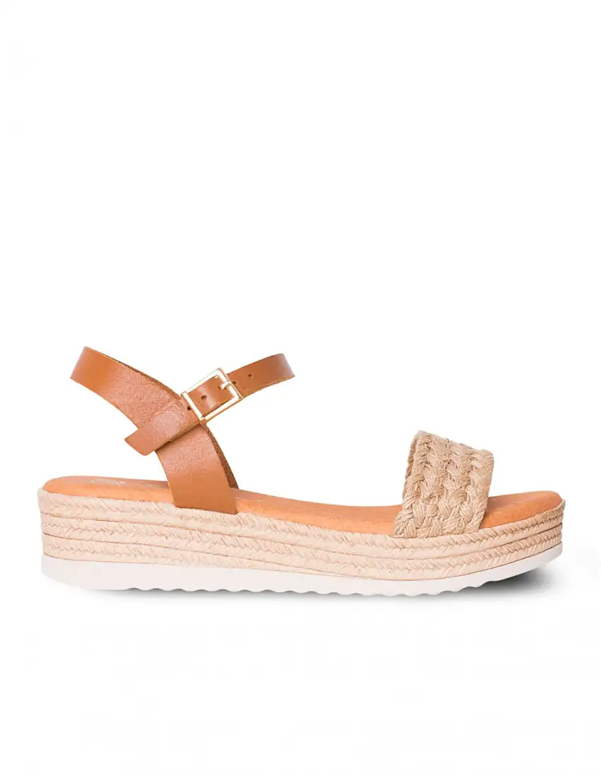 OH MY SANDALS Sandalia Esparto Cuña Baja