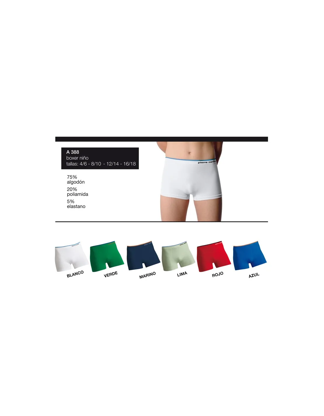 Pack 3 Boxers de niño Pierre Cardin