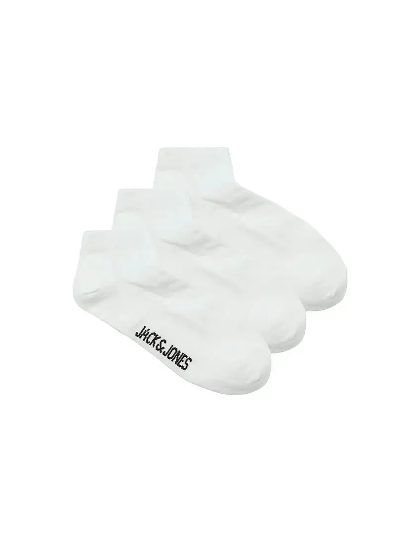 Pack 3 Calcetines Tobilleros Jack&Jones Louis Blanco
