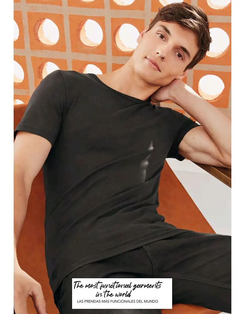 Pack 3 camisetas manga corta cuello redondo hombre THERMAL