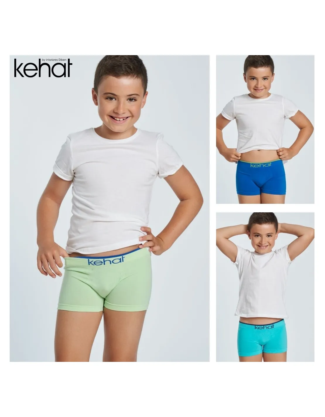 Pack de 2 boxers sin costuras total comodidad para niño Kehat