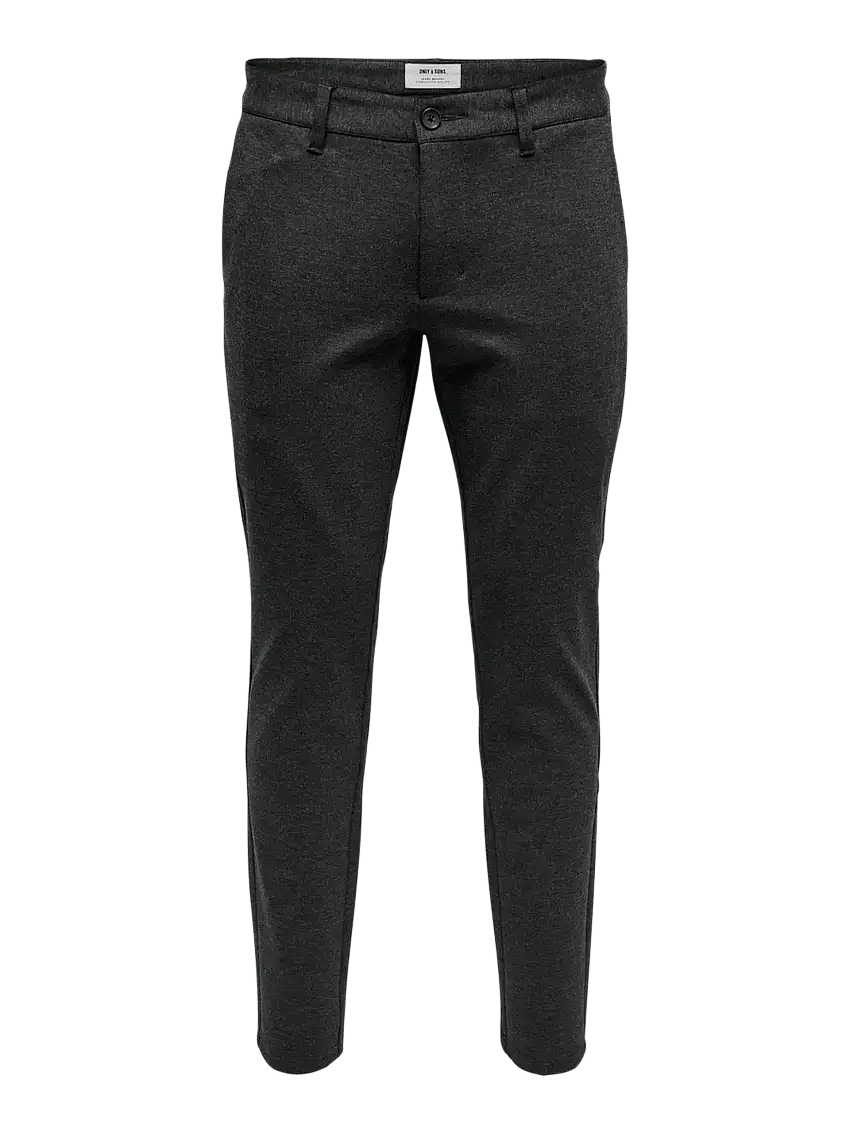 Pantalones Only&Sons Mark Tejido Jogger Dark Grey Melange