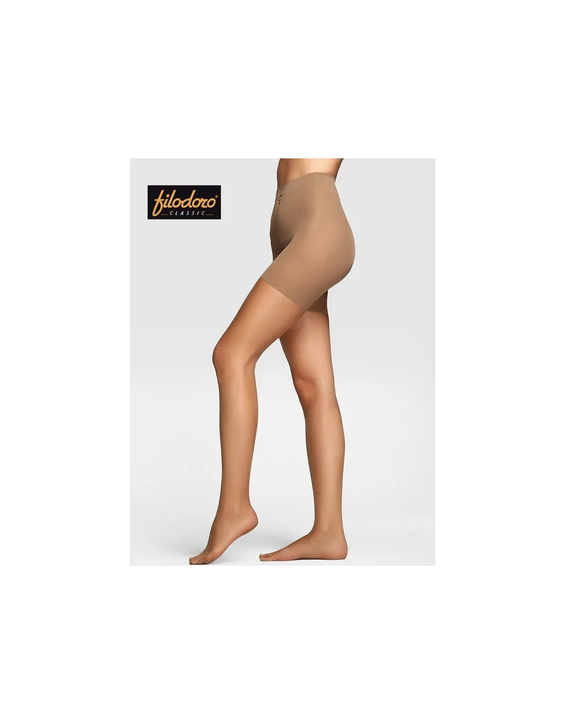 Panty CONTROL REDUCTOR Pack 3 transparente de 15 deniers de control invisible Filodoro