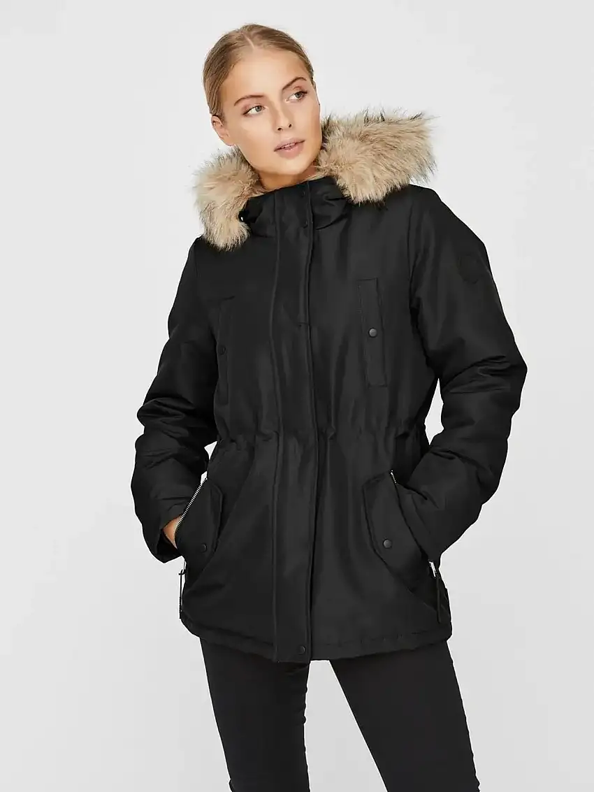 Parka Capucha piel