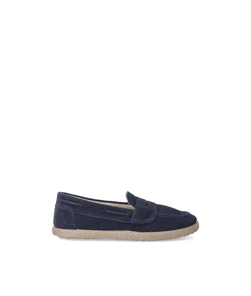 PEKES Zapato mocasín cuerda trenzada