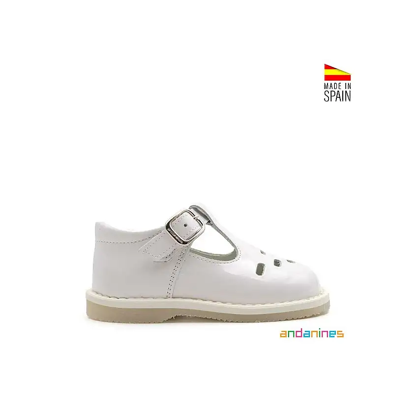 Pepito spring charol blanco